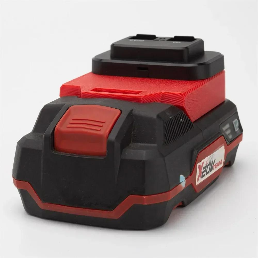 

Адаптер источника питания для литиевой батареи Lidl Parkside X20V Team с USB PD/QC3.0 для быстрого зарядного устройства телефона (БЕЗ батареи)