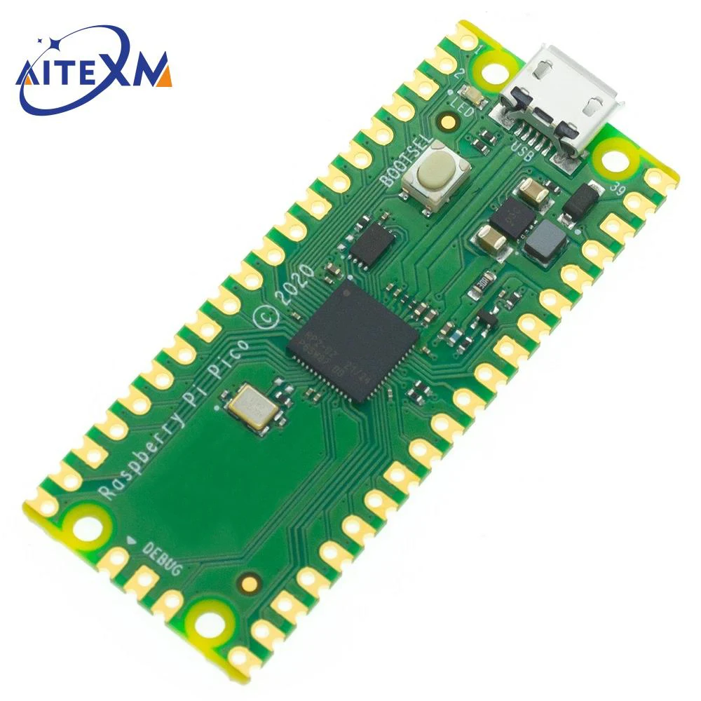 Raspberry Pi Pico Board RP2040 TYPE-C / MICRO Dual-Core 264KB ARM микрокомпьютеры с низкой мощностью