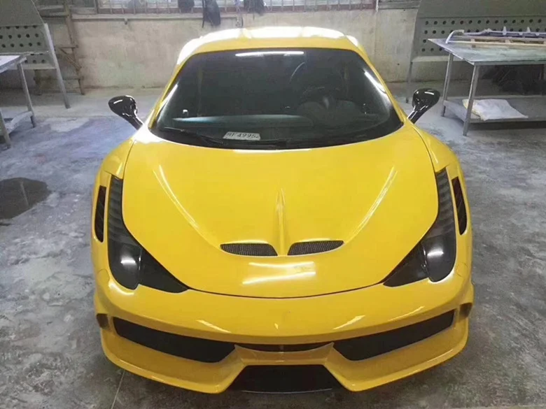 Для 2011-2014 Ferrari 458 с модернизированным покрытием из углеродного волокна SP
