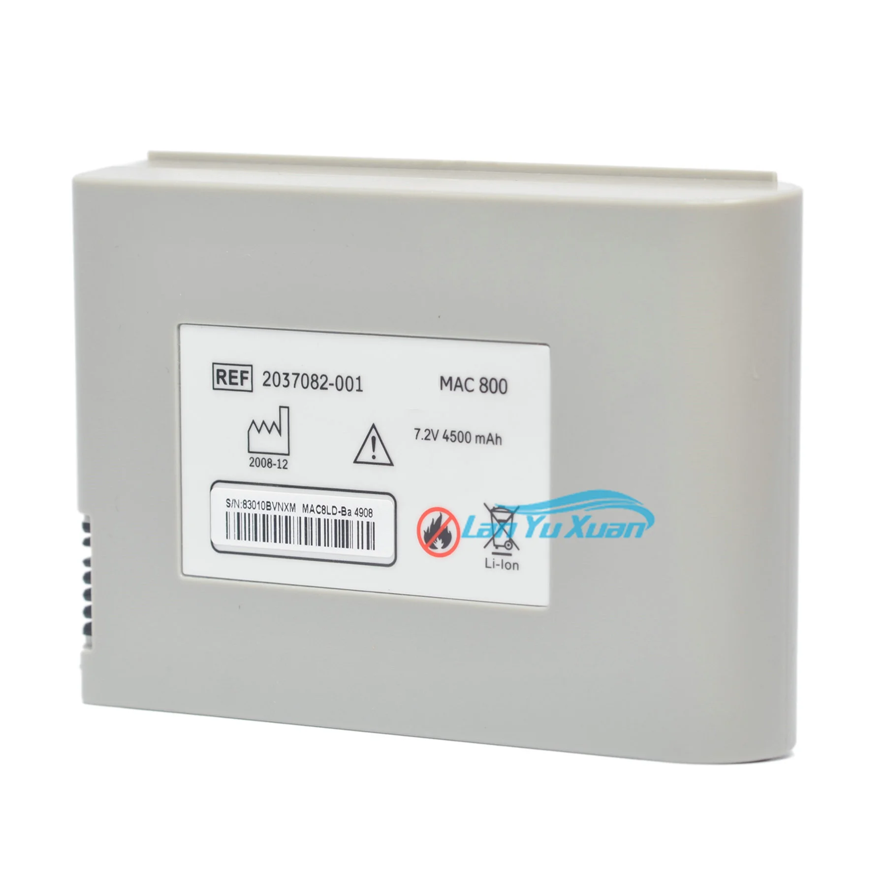 

7.4V 4500mAh Li-ion Battery Compatible GE MAC800 , Mac 800 , 2037082-001 , 2039944-001
