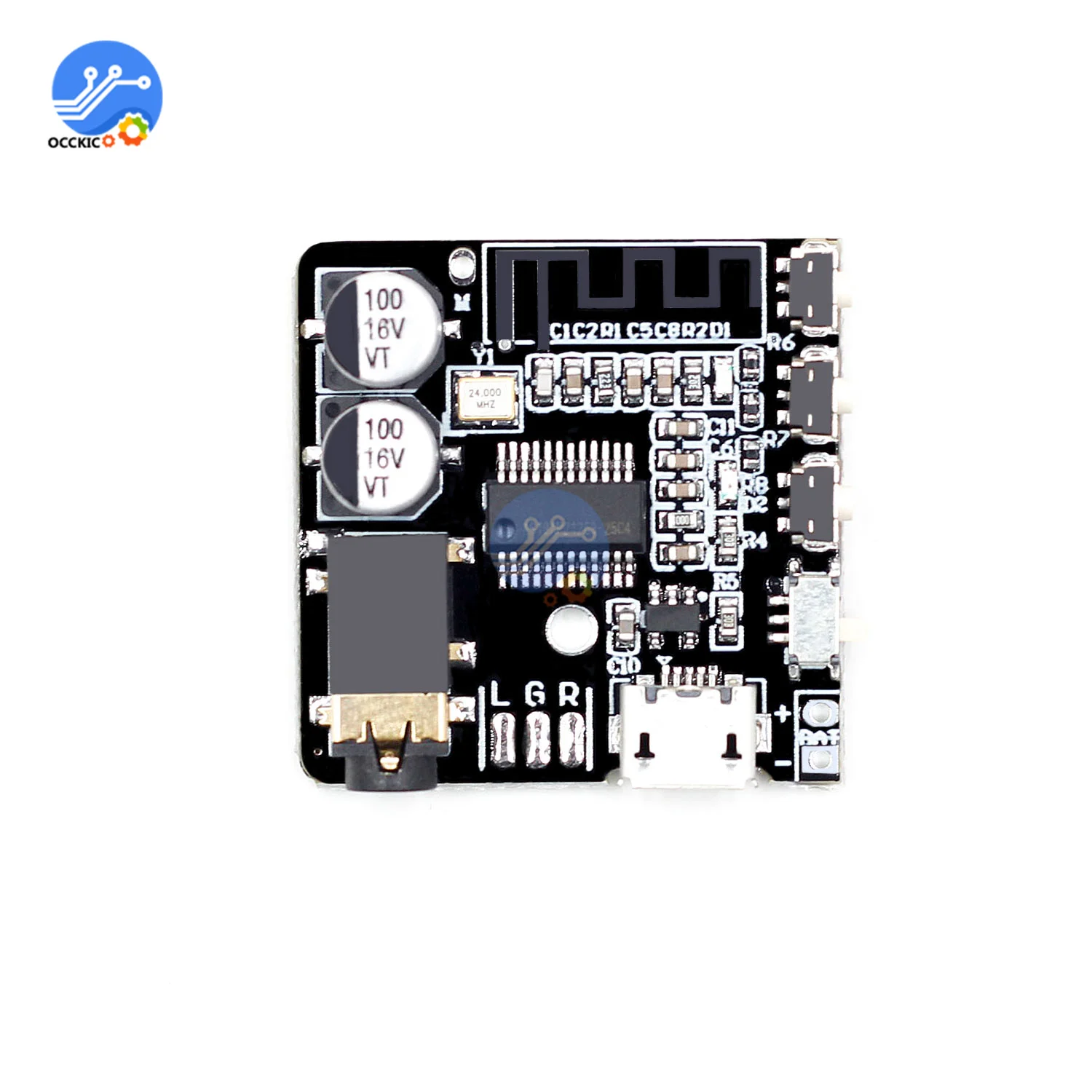 

VHM-314 Bluetooth Audio Receiver Board Wireless Bluetooth 5.0 MP3 Player Music Module Lossless Decoder with Button