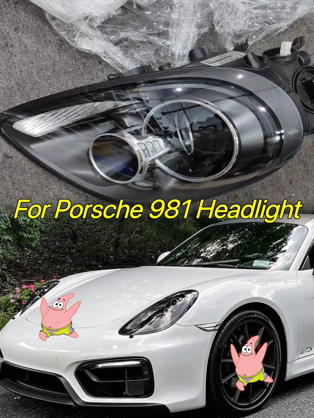 

For Porsche 981 cayman headlight Assembly