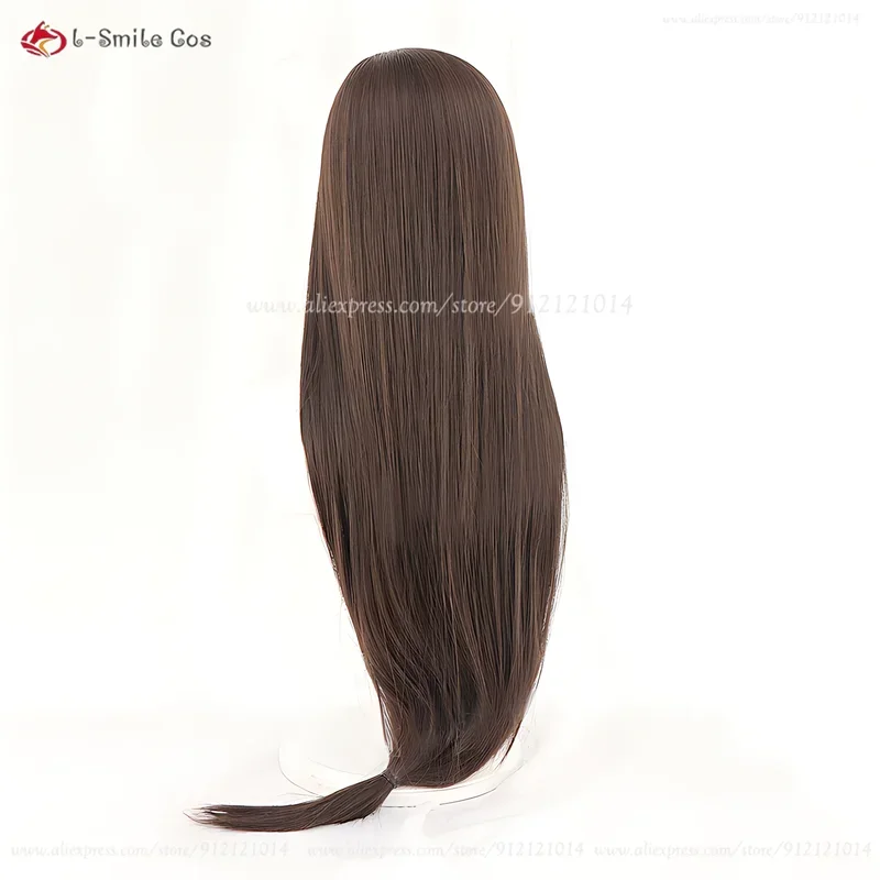 FF7 Тифа шоурт косплей парик длинные темно-коричневые прямые парики термостойкие