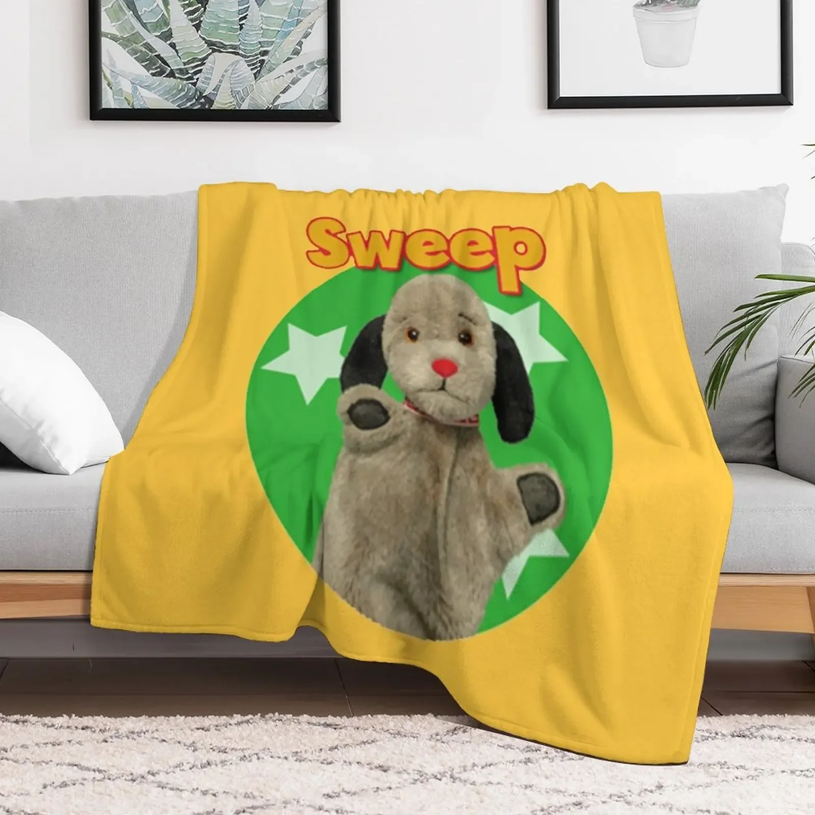 Sooty и подметание одеяло винтажные одеяла для дивана кровати