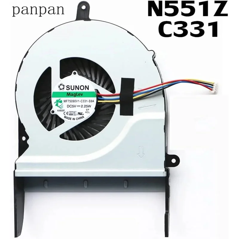 Original Fan For Asus N551Z N551ZU CPU Cooling MF75090V1-C331-S9A