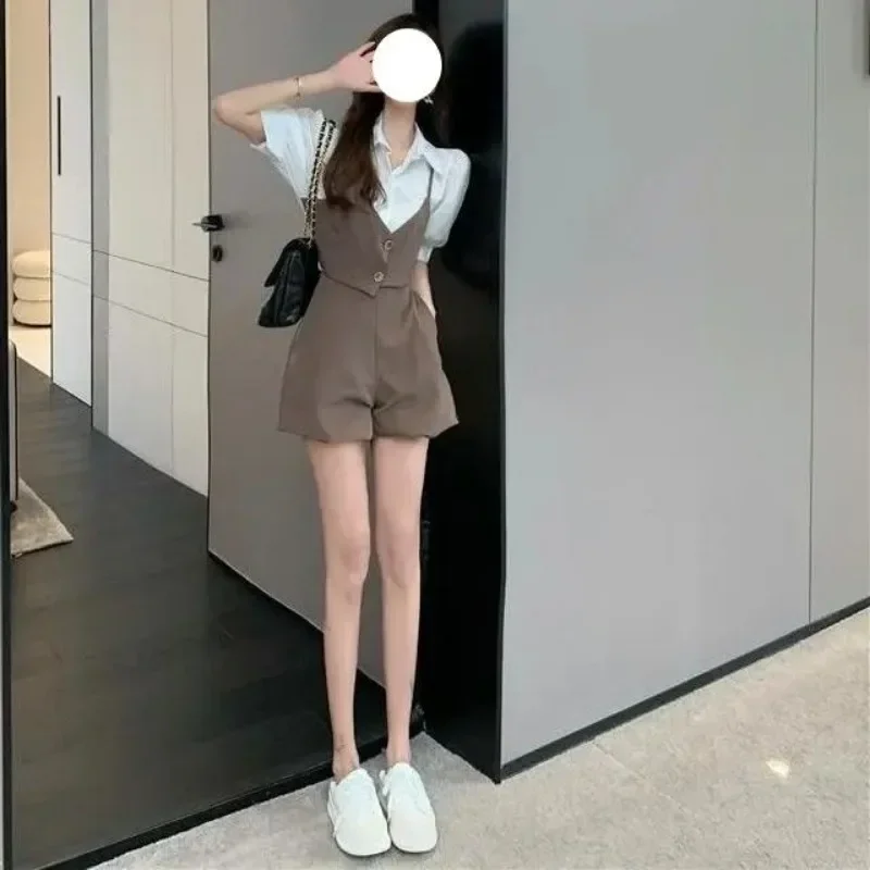 Новые женские короткие комплекты из 2 предметов с верхним и нижним рукавом