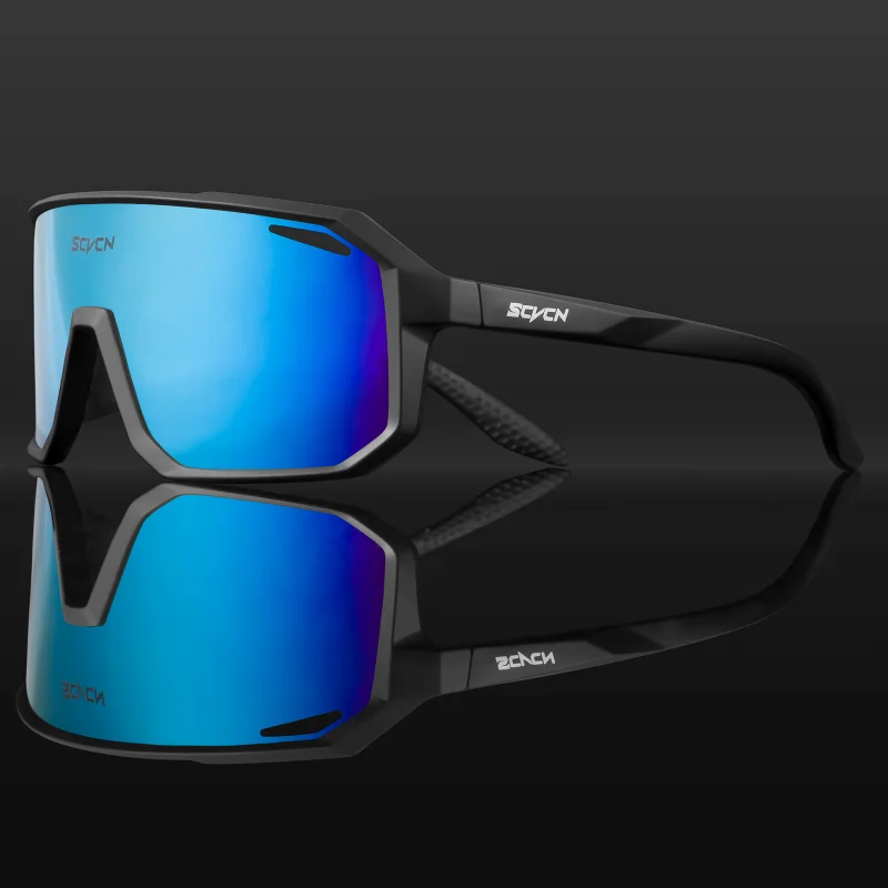 

SCVCN New Riding Hiking Cycling Sunglasses Outdoor Sports Running Goggles Men's Mtb Bicycle Glasses Women Cycling Eyewear 1 Lens