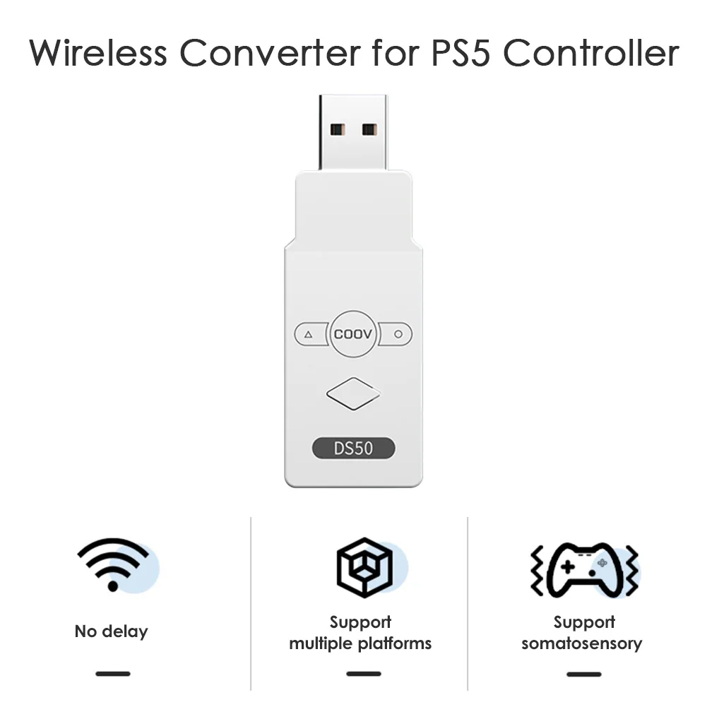 DS50 конвертер геймпада приемник для Sony PS5 PS4 PS3 Xbox Nintendo Pro Bluetooth-совместимый игровой