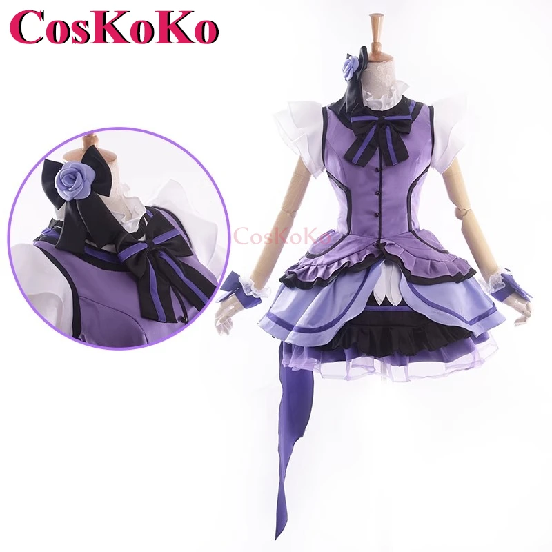CosKoKo Nishikino Maki Косплей Аниме LoveLive Костюм Кира Sensation Прекрасный Поющий Хэллоуин