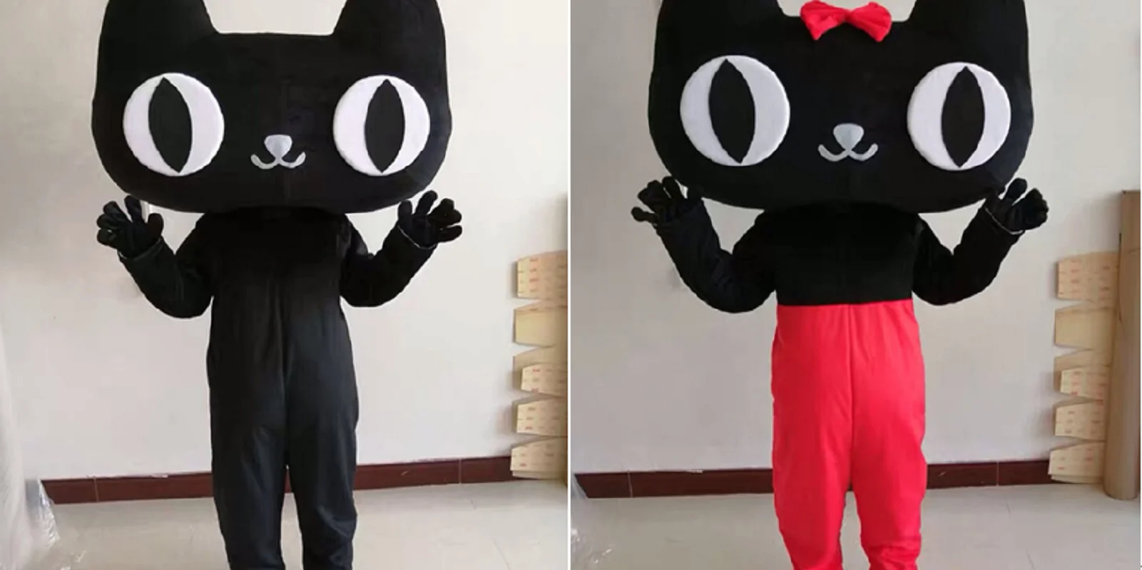 

Tmall Cartoon Action Figure Costume Commercial Animation Show Promotion Jingdong Dog Action Figure Costume Props Black Tmall