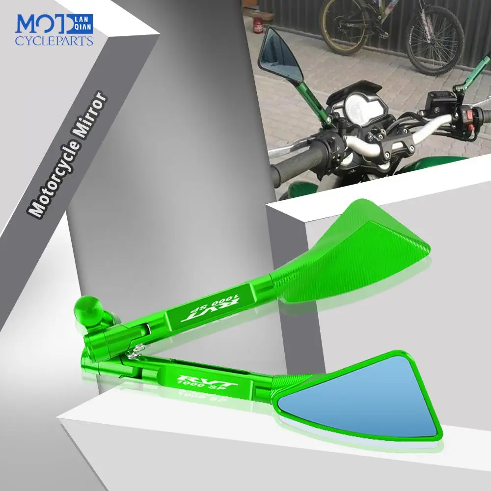 

Universal Motorcycle Accessories CNC Aluminium Rearview Side Mirrors 8mm 10mm For Honda RVT1000SP RVT 1000S0P 2004 2005 2006