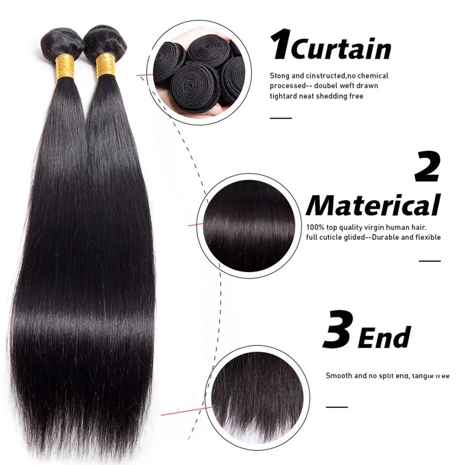 Рисунок 2 - Прямые натуральные человеческие волосы Newmi