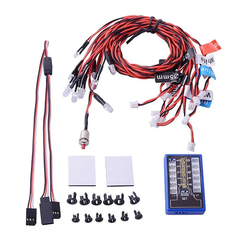 

Rc Car Model 12led New Flashing Car Light Group Light System Colorful Four-color