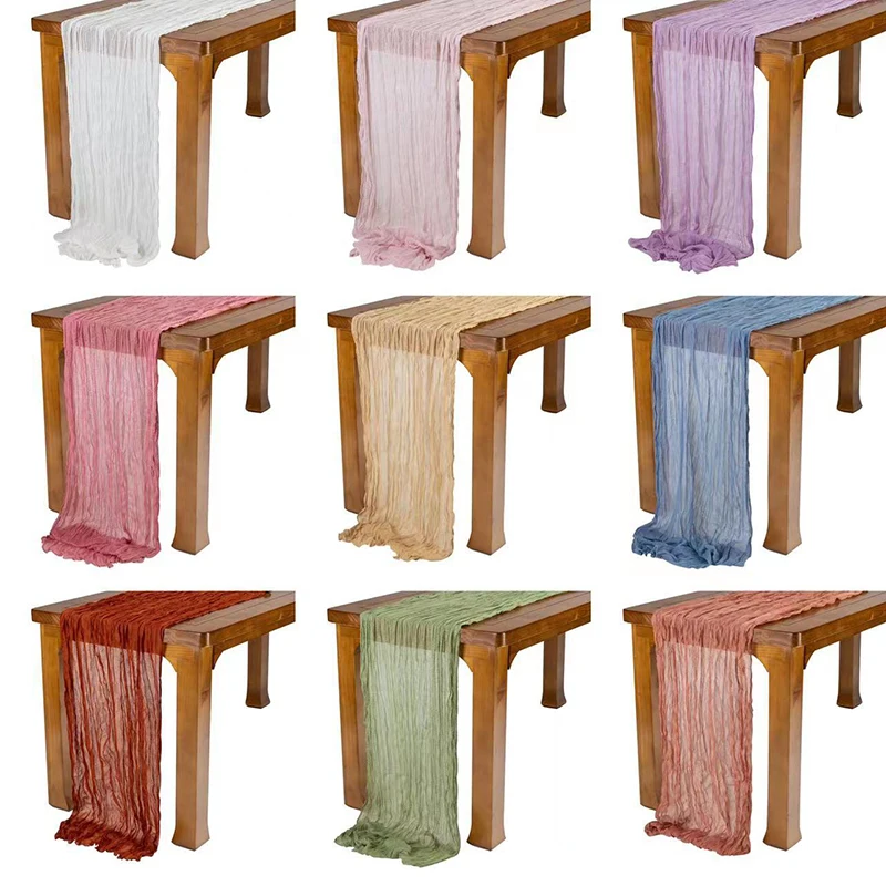 

Wedding Decoration Dinner Table Runner Rustic Wedding Birthday Party Bridal Show wedding decoration accessories