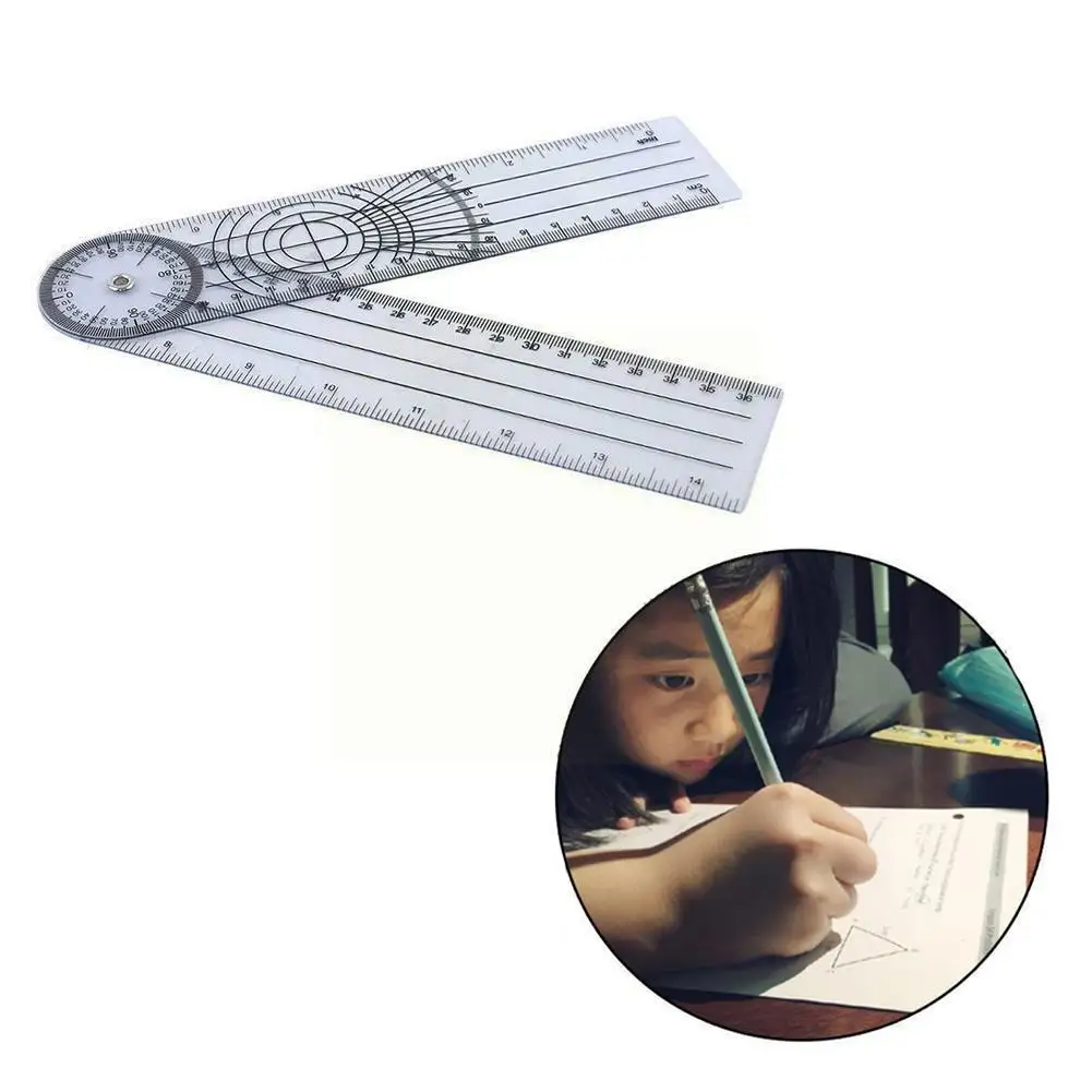 

30cm Korean Flexible Folding Ruler Multifunction Plastic Office Kids Gifts Students School Rulers Drawing Stationery B0r5