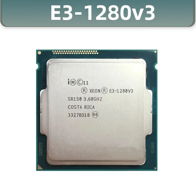

Xeon processor E3-1280V3 CPU 3.60GHz 8M LGA1150 Quad-core E3 1280 V3 Desktop E3-1280 V3