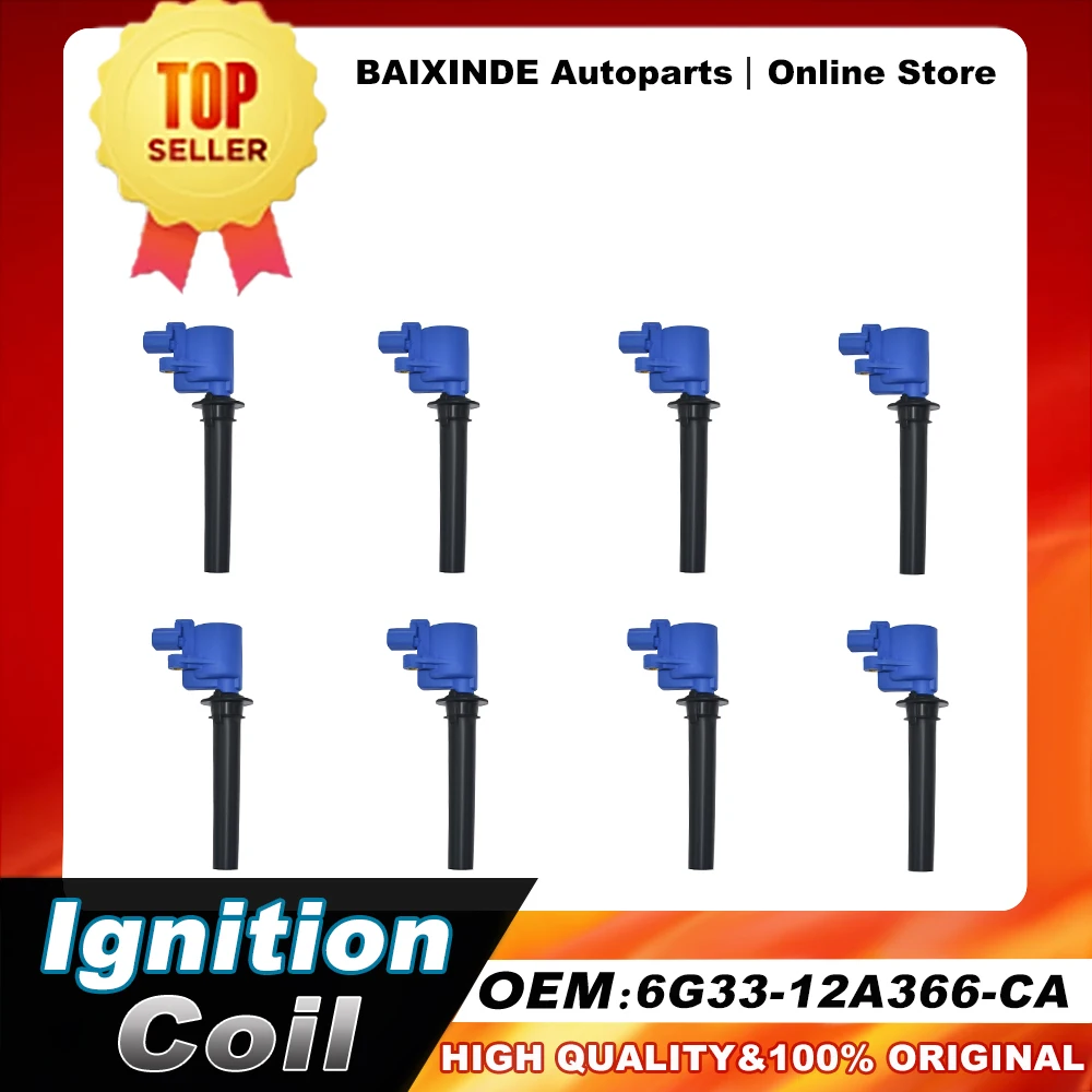 1/8 шт. синяя OEM 6G33-12A366-CA 6G3312A366AA Катушка зажигания для ASTON MARTIN VANTAGE V8 автомобильные