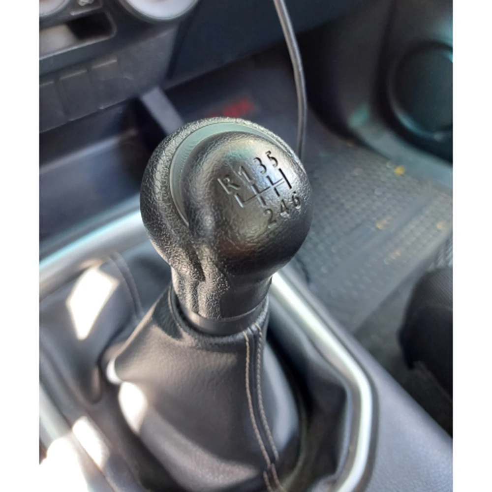 

Car Stying Gear Shift Knob Lever Handball For Toyota Hilux Revo 2016-2022 Manual 5 Speed 6 Gear Black Plastic