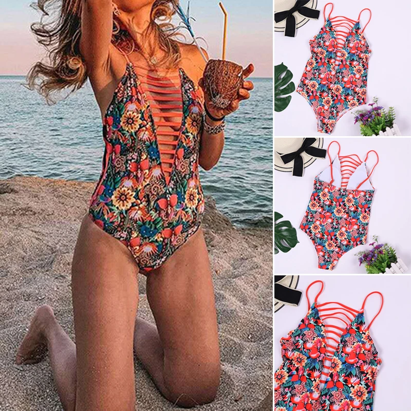 

One Piece Swimsuit for Women Sexy Hollow Bikini Fashion Beach Bathing Suit One Piece Sexy Swimsuit XRQ88