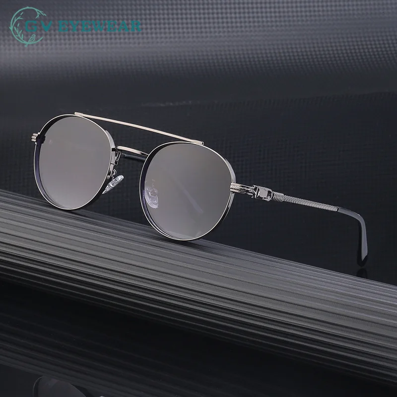 

New Trendy Fashion Women's Sunglasses Small Round Frame Elegant Eyeglasses Designs Outdoor Vintage UV400 Female Eyewear GV