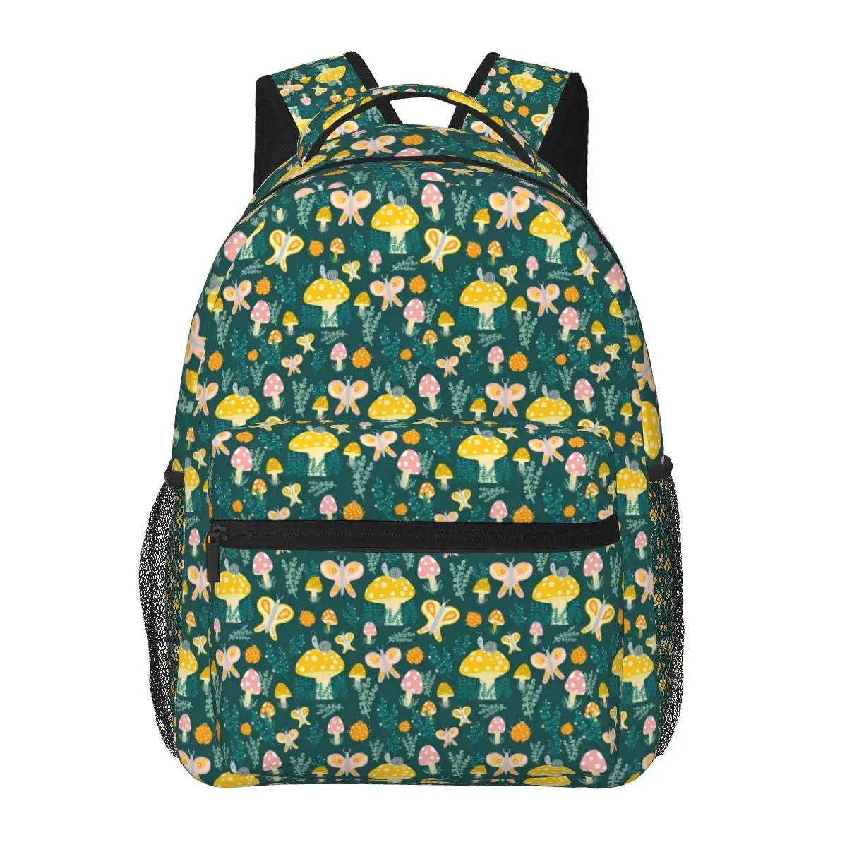 

Рюкзак с волшебными грибами, милые бабочки, улитки, спортивные рюкзаки, элегантные школьные ранцы для подростков, индивидуальный мягкий рюкзак