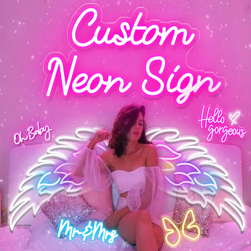 Светодиодные неоновые вывески SZREBOW на заказ светодиодные буквы для свадьбы