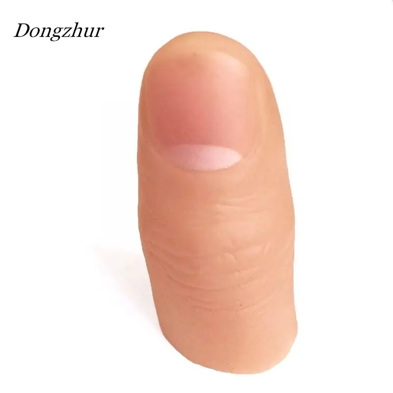 

Dongzhur 5pcs Toy Soft Simulation Thumb Large Size Finger Sleeve With Nails Prosthetic Finger Prop Toys For Children V8z5