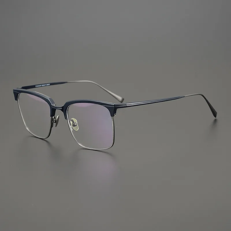 

Женские Классические индивидуализированные очки для чтения при близорукости Ретро оправа для очков мужские высококачественные ацетатные титановые квадратные оптические очки