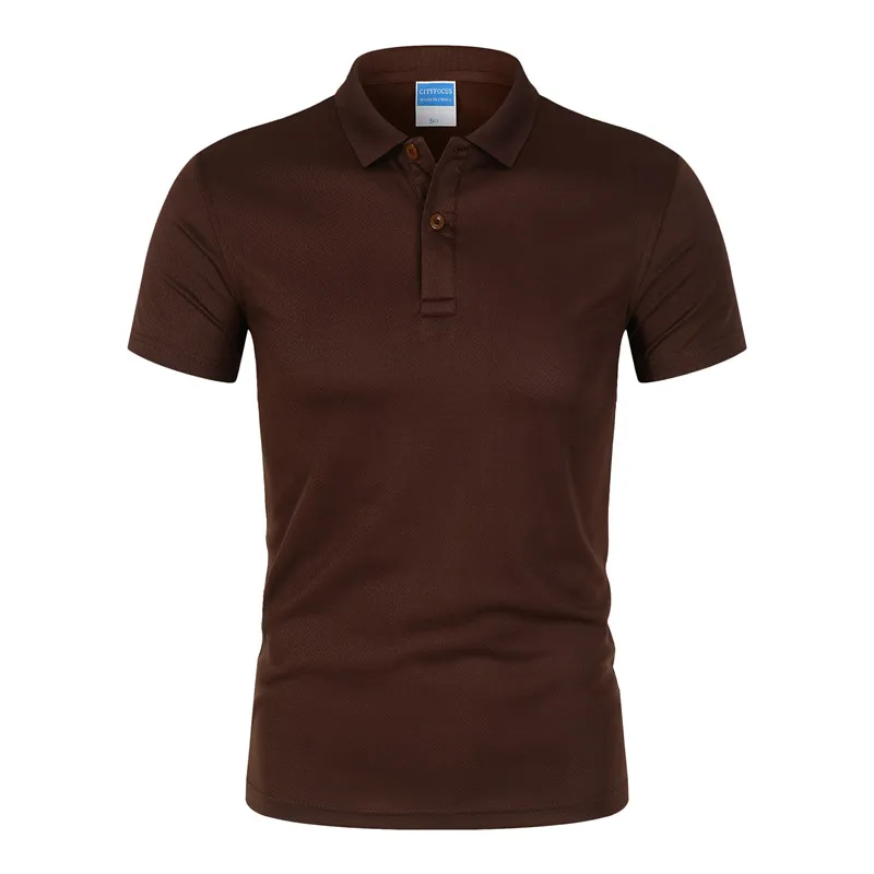 

Top light luxury classic polo shirt unisex business lapel polo shirt summer comfortable breathable lapel short-sleeved T-shirt