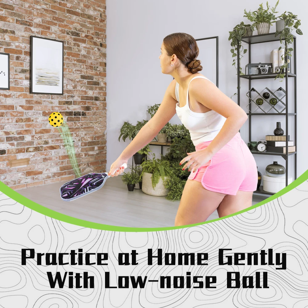 Бесшумные шарики для пиклбола. Тихие пенопластовые Практические с точным