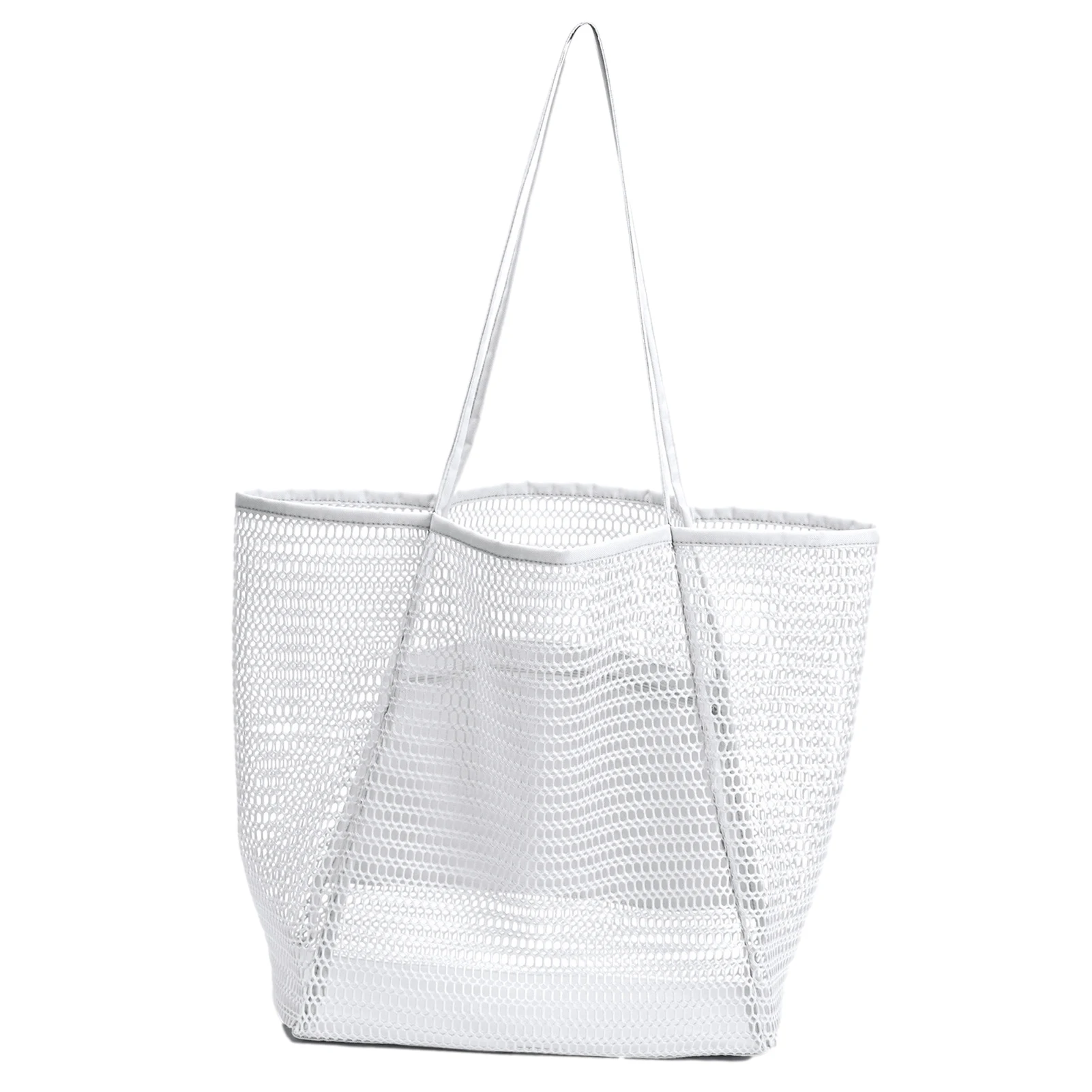 

Пляжная сумка из сетки большие сетчатые пляжные сумки, органайзер для игрушек и песка, складная сумка-тоут, пляжная сумка для детей, водонеп...