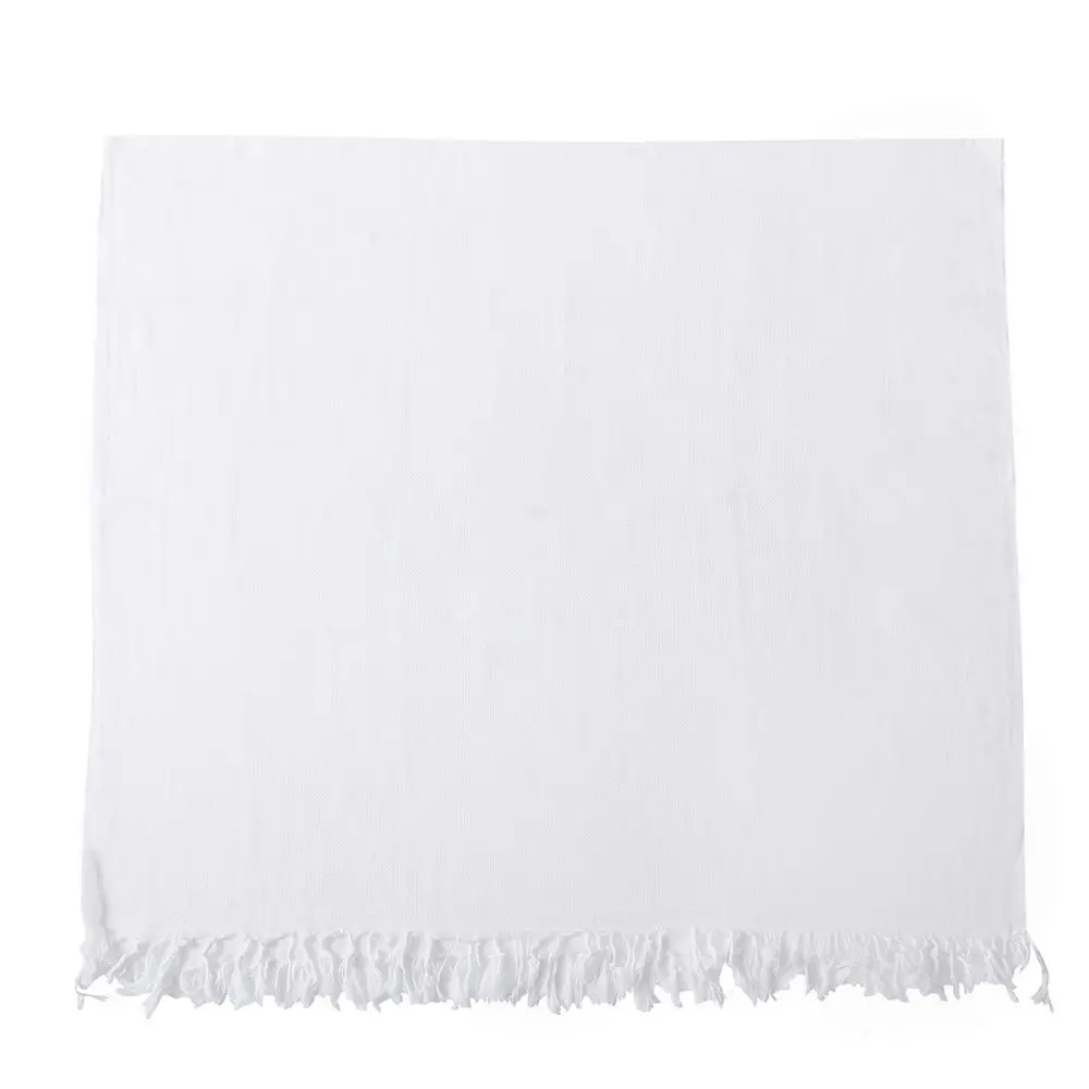 Mecca Fashion Urban Adult Men intarsia Woven Craft National Costume Pilgrimage Scarf Pilgrimage Clothing Lhram Solid Color Robe