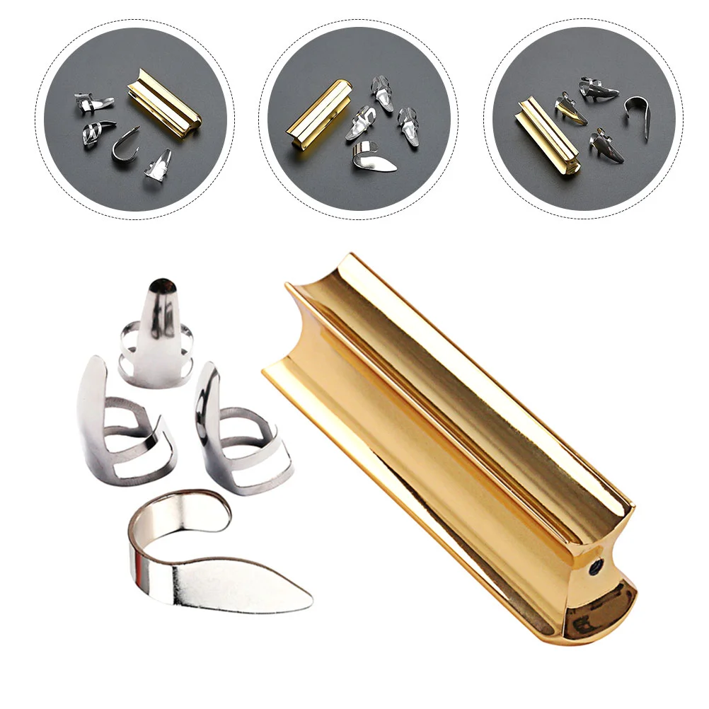 

1 Set Of Durable Metal Lightweight Electric Guitar Strings Guitar Tuner Pegs Metal Guitar Slide Stick for Shop Guitar Home