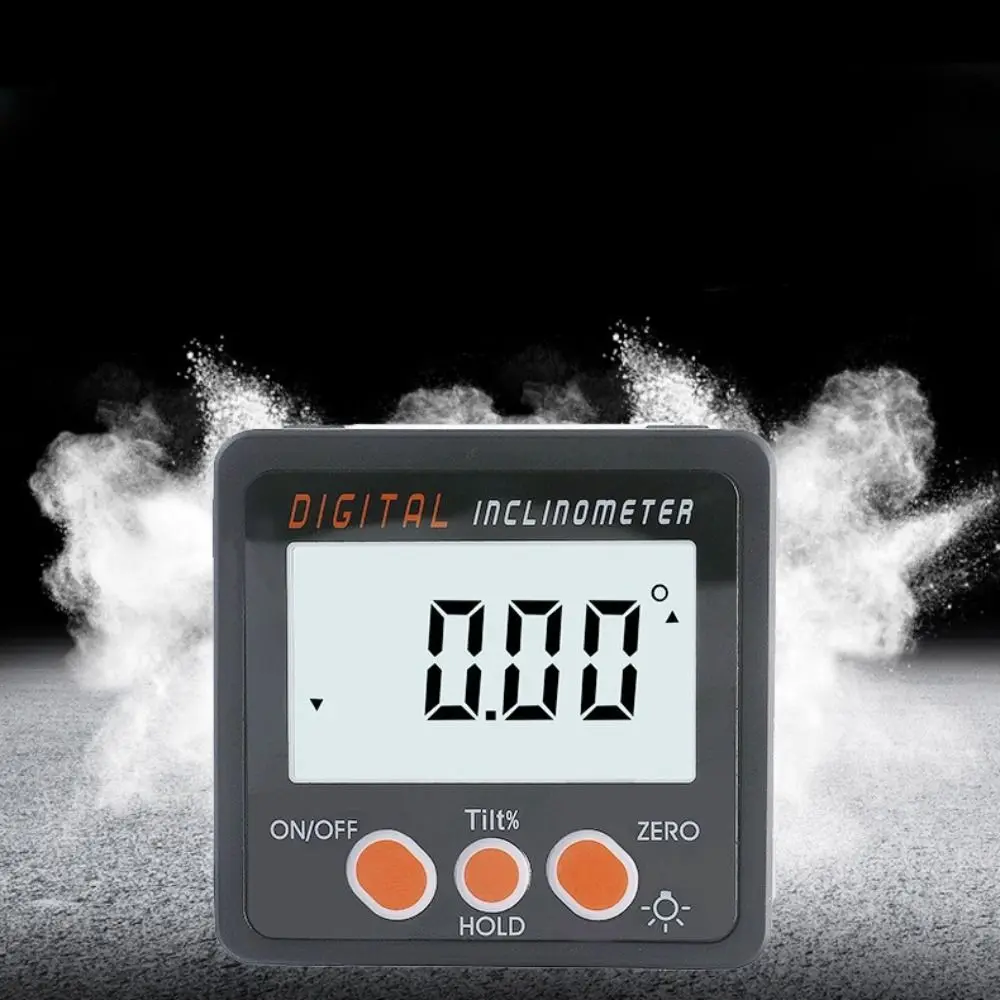 

New Aluminum Enclose Electronic Protractor Inclinometer Level Box Angle Level Magnet Inside Digital Inclinometer Angle