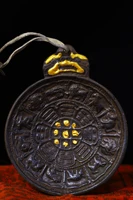 china elaboration old tibet bronze hand made chiseling buddha brand metal crafts home decorate13