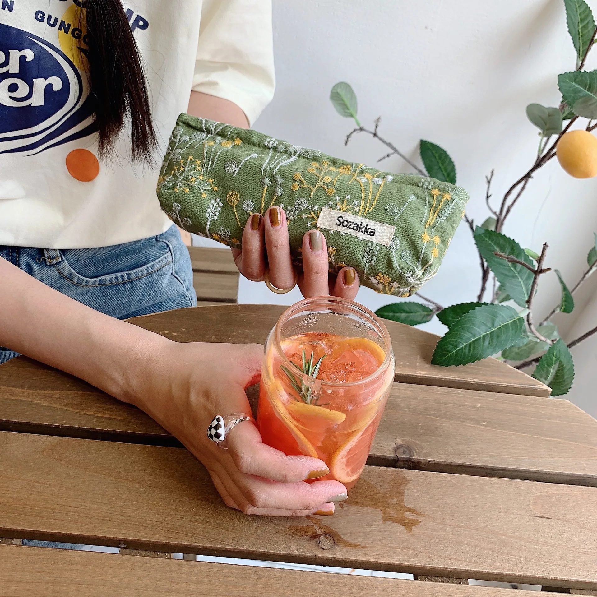 Новинка 2022 женская маленькая сумка для губной помады из хлопка и искусственной