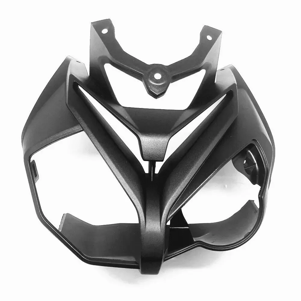 Матовый черный комплект верхнего обтекателя передней фары для BMW S1000R 2014 2015 2016 2017