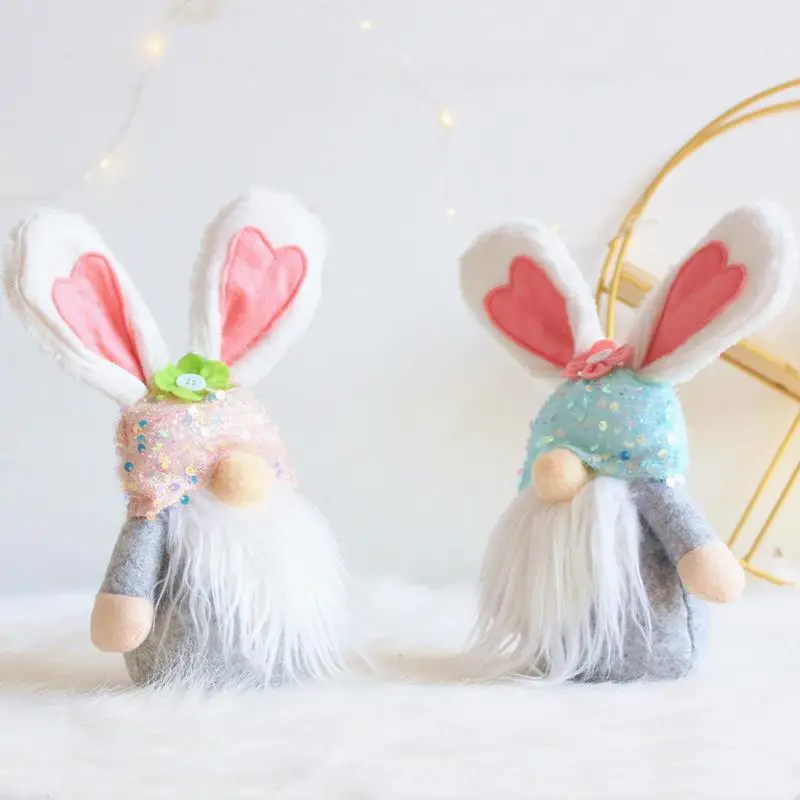

2023 Пасхальный Безликий гном кролик кукла весенвечерние украшение для дома весенние подвесные детские подарки