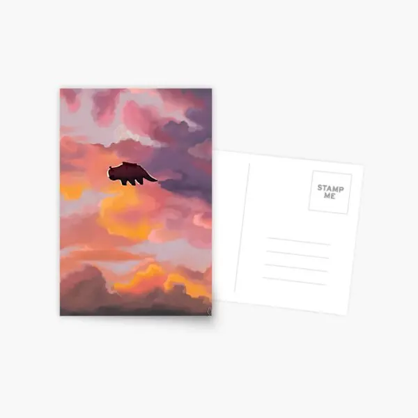 

Appa In The Clouds Открытка картина для мальчиков мультфильм фото современная мода поздравительная открытка Хум жизни альбом печать спальня в поме...