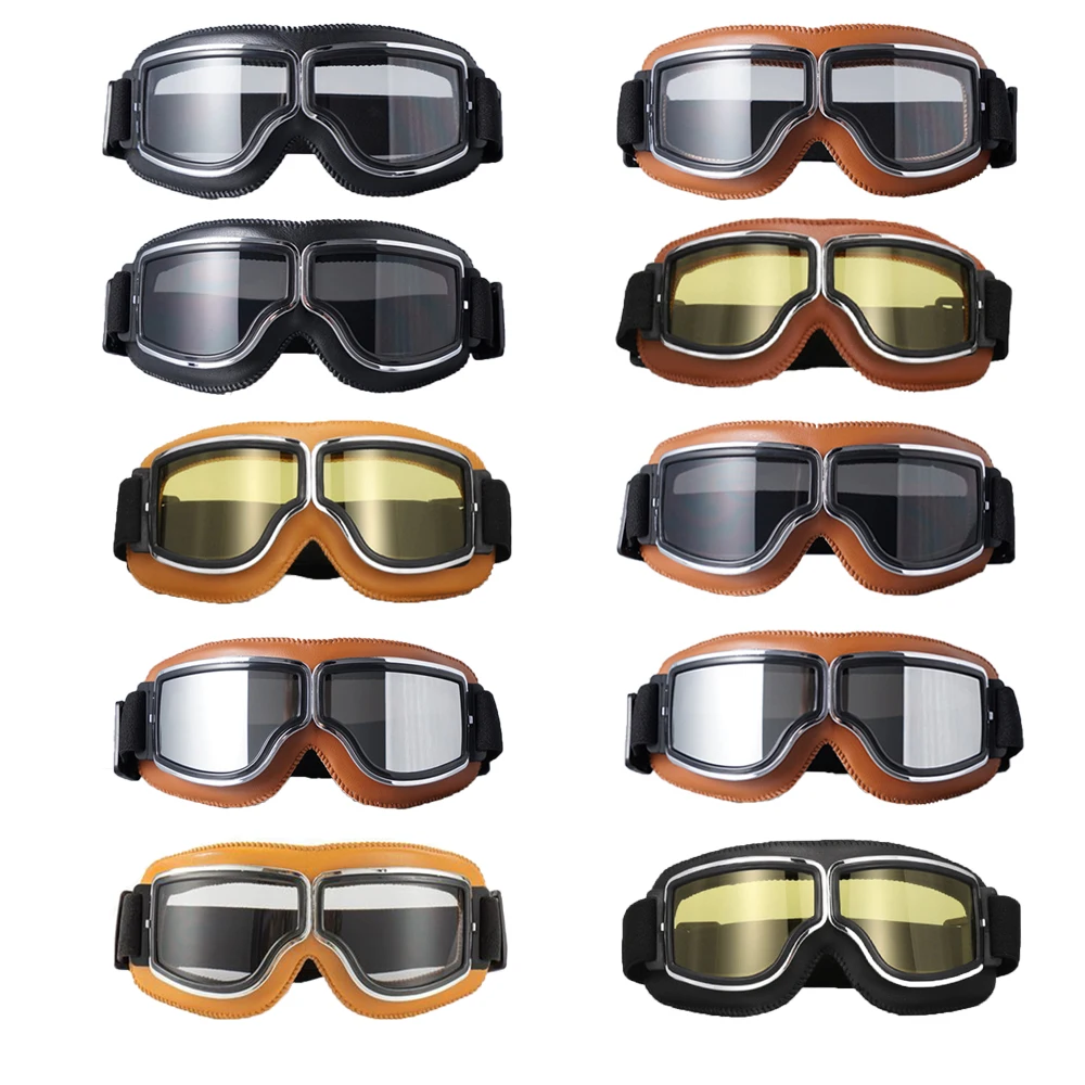 Мотоциклетные винтажные очки, мотоциклетные очки, шлем, очки, мотоциклетные солнцезащитные очки, защитные очки