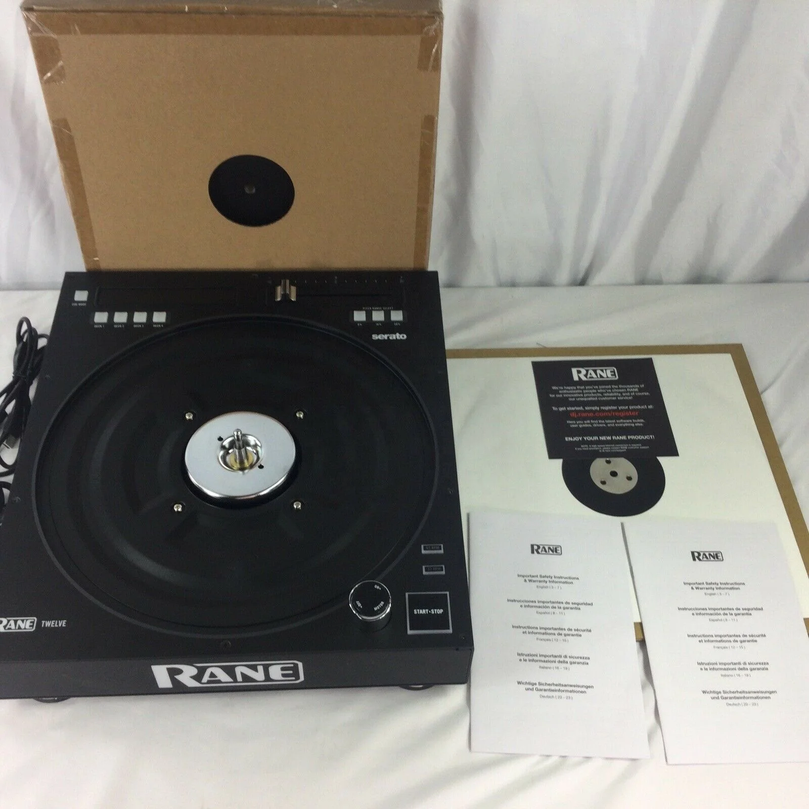 

Летняя распродажа скидка на покупку с уверенностью новый оригинальный Rane Twelve MKII 12 "моторизованный виниловый поворотный стол DJ Contr