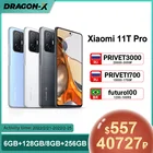 Глобальная версия смартфона Xiaomi 11T Pro 128G256G флагманский Восьмиядерный Snapdragon 888 камера 108MP 120Hz AMOLED 120W HyperCharge
