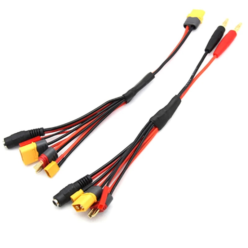 

20 см 16AWG 4,0 мм банановый штекер XT60 до 18Awg XT60 XT30 DC5.5 Кабель-адаптер для зарядного устройства IMAX B6 ISDT RC FPV