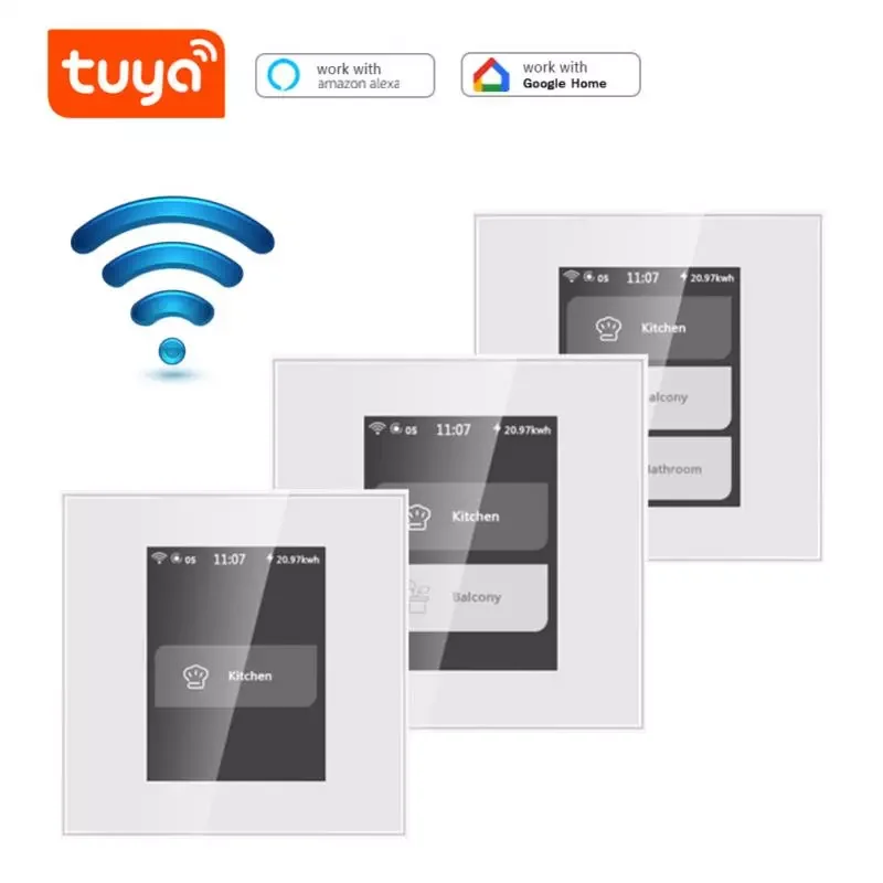 

Умный настенный высветильник ель 4 в 1 с поддержкой Wi-Fi и ЖК-дисплеем