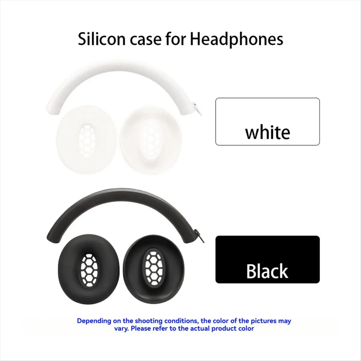 Фото (BOFF) Амбушюры для наушников Sennheiser HD4.50/4.30/4.40/420S/HD450/HD458BT, защитный чехол, накладки на амбушюры, ремкомплект для оголовья, черный №1