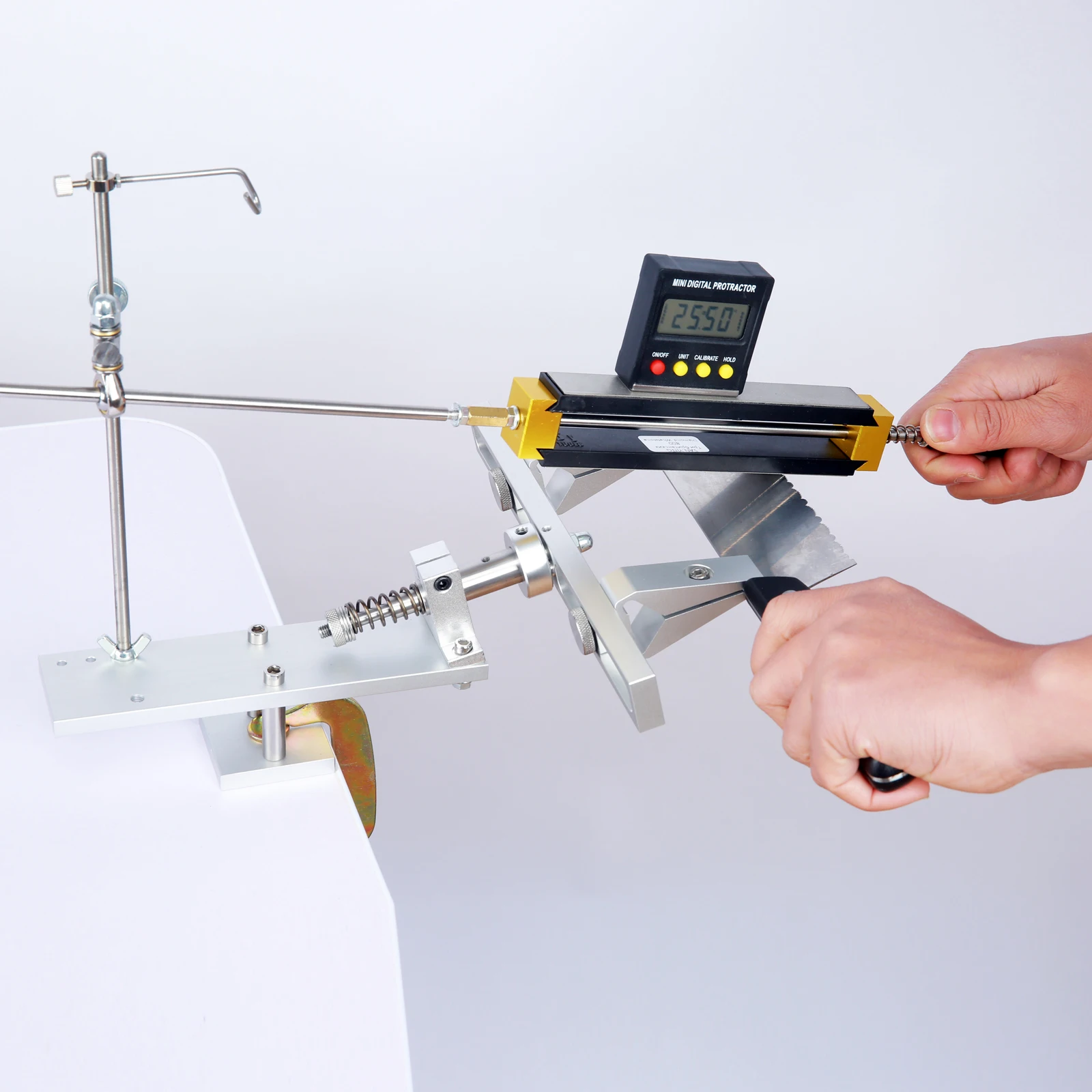 

New Version Fixed angle Knife sharpener system Workbenches knife sharpening with 3 diamond whetstone 200# 500# 800# Coarse Fine