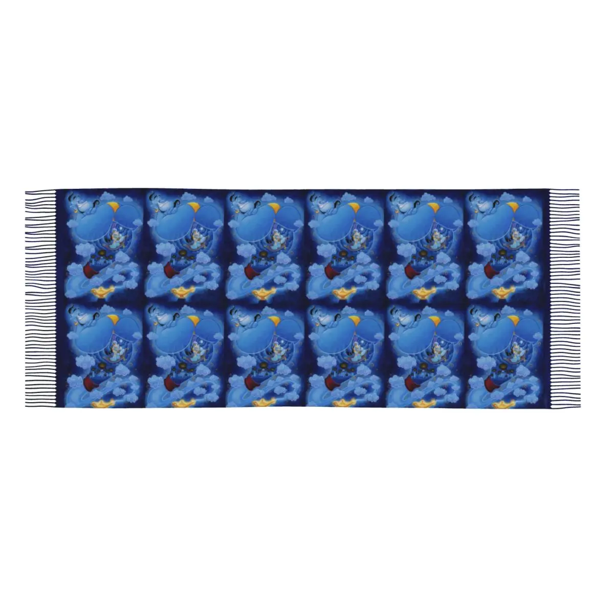 Шарф Aladdin на заказ женский длинный зимний осенний теплый шарф с кисточками шарфы