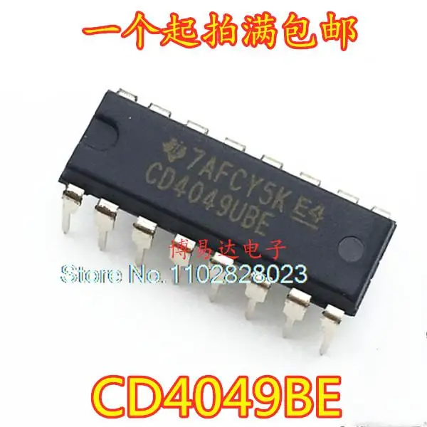 

20 шт./партия CD4049UBE CD4049 DIP-16