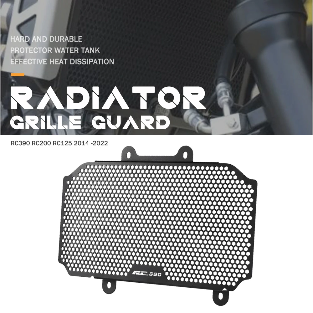 

Motorcycle Radiator Grille Grill Guard Cover FOR RC 390 RC 200 RC 125 RC390 RC200 RC125 2014 2015 2016 2017 2018 2019 2020 2021