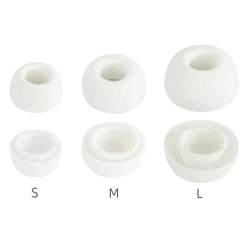 

Soft Silicone Earbuds Earphone Earplug Cover For Apple Airpods Pro EarTips 3 Pcs L M S Size Headphone Ear Tips For Airpods Pro